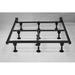 Alwyn Home Seng California King Bed Frame Metal in Black | 9 H x 72.125 W x 75.75 D in | Wayfair 74E7729CD5F74165A206AB7B2219144F