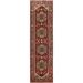 Red Heriz Serapi Oriental Runner Rug Handmade Persian Style Carpet - 2'6" x 9'10"