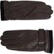 Calvin Klein Herren Handschuhe Rivet Lederhandschuhe, Braun (Dark Brown), M-L