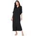 Plus Size Women's Safari Dress by Roaman's in Black (Size 22 W)