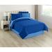 BH Studio Reversible Quilt by BH Studio in Ocean Blue Marine Blue (Size KING)