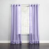 Wide Width BH Studio Sheer Voile Grommet Panel by BH Studio in Lavender (Size 56" W 72" L) Window Curtain