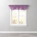 BH Studio Sheer Voile Toga Valance by BH Studio in Lavender Window Curtain