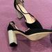 Kate Spade Shoes | Kate Spade Like New, Black Suede With 4 Rhinestone Heels | Color: Black | Size: 9