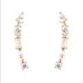 Free People Jewelry | Crystal Cubic Crawler Earrings | Color: Gold/Silver | Size: Various