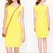 J. Crew Dresses | Jcrew Yellow Lace Above The Knee Midi Casual Work Attire Dress Size 6 | Color: Yellow | Size: 6