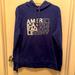 American Eagle Outfitters Shirts | American Eagle Blue Pullover Hoodie-Sz Med Smoke Free Home- Gently Worn | Color: Blue/White | Size: M