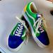 Vans Shoes | Authentic Vans Men’s Sz 7.5 Ladies Sz9 | Color: Blue/Green | Size: 9