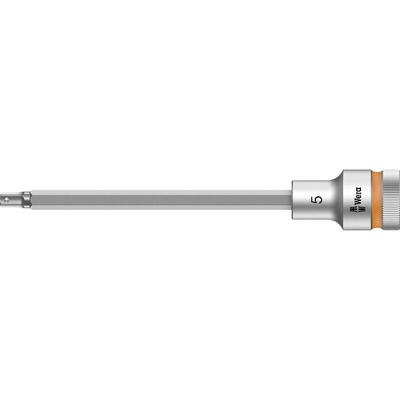 8740 c hf 05003841001 Innen-Sechskant Steckschlüssel-Bit-Einsatz 5 mm 1/2' (12.5 mm) - Wera Image