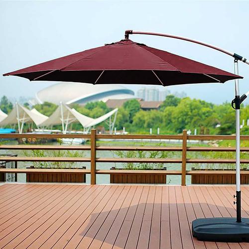 Wasserdichter Sonnenschirm Anti-UV-Sonnenschutz für Sonnenschirm im Freien RED WINE