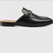 Gucci Shoes | Gucci Princetown Horsebit Leather Slipper Mules Black Size 38 | Color: Black | Size: 7.5
