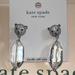 Kate Spade Jewelry | Kate Spade Polar Bear Arctic Friends Pave Drop Earrings, Clear/Silver Nwt | Color: Silver | Size: Os