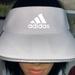 Adidas Accessories | Adidas Run Visor A.R Tennis Cap Hat Badminton Headwear White Unisex Fk0839 | Color: White | Size: Os
