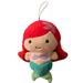 Disney Holiday | Hallmark Small Stars Plush Ariel Ornament 2019 Disney Princess Little Mermaid 5” | Color: Green/Red | Size: 5”