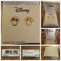 Disney Jewelry | Disney Two-Tone Minnie Mouse Earrings | Color: Gold/Silver | Size: Os