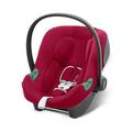 CYBEX Silver Babyschale Aton B2 i-Size, Inkl. Neugeboreneneinlage, SensorSafe kompatibel, Ab Geburt bis ca. 24 Monate, Max. 13 kg, Dynamic Red