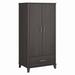 Bush Furniture Somerset Tall Entryway Cabinet with Doors and Drawer in Storm Gray - Bush Business Furniture STS166SGK-Z1