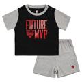 "Ensemble de vêtements pour bébés Chicago Bulls Nike - Léche-botte, short et T-Shirt - Infant"