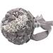 Abbie Home Quinceanera Silver Brooch Bouquet Fabric in Gray | 9.84 H x 8.26 W x 8.26 D in | Wayfair BFYH-445GY