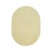 Yellow 144 x 108 x 0.5 in Area Rug - Eider & Ivory™ Round Mehta Area Rug Polyester | 144 H x 108 W x 0.5 D in | Wayfair