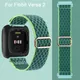 Bracelet de rechange en Nylon pour Fitbit Versa 2 ajustable respirant pour montre intelligente