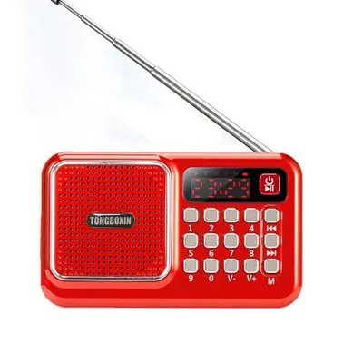 Mini haut-parleur radio FM Bluetooth portable prise en charge USB TF lecteur MP3 numérique