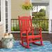 Polytrends Laguna Traditional Poly Eco-Friendly Weather-Resistant Rocking Chair