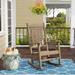 Polytrends Laguna Traditional Poly Eco-Friendly Weather-Resistant Rocking Chair