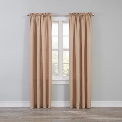 Wide Width BH Studio Microfiber Rod-Pocket Panel by BH Studio in Taupe (Size 50