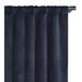 Eastern Accents Nellis Plush Velvet Solid Room Darkening Rod Pocket Single Curtain Panel Velvet in Green/Blue | 84 H in | Wayfair CUA-187-RP