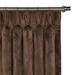 Eastern Accents Nellis Plush Velvet Solid Room Darkening Pinch Pleat Single Curtain Panel Velvet in Gray | 96 H in | Wayfair CUB-186-PP