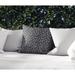 Red Barrel Studio® Outdoor Square Pillow Cover & Insert Eco-Fill/Polyester in Gray | 18 H x 18 W x 4 D in | Wayfair