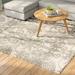 Gray 96 x 0.63 in Area Rug - Darby Home Co Shillington Floral Handmade Tufted Ivory/Area Rug Viscose/Wool | 96 W x 0.63 D in | Wayfair