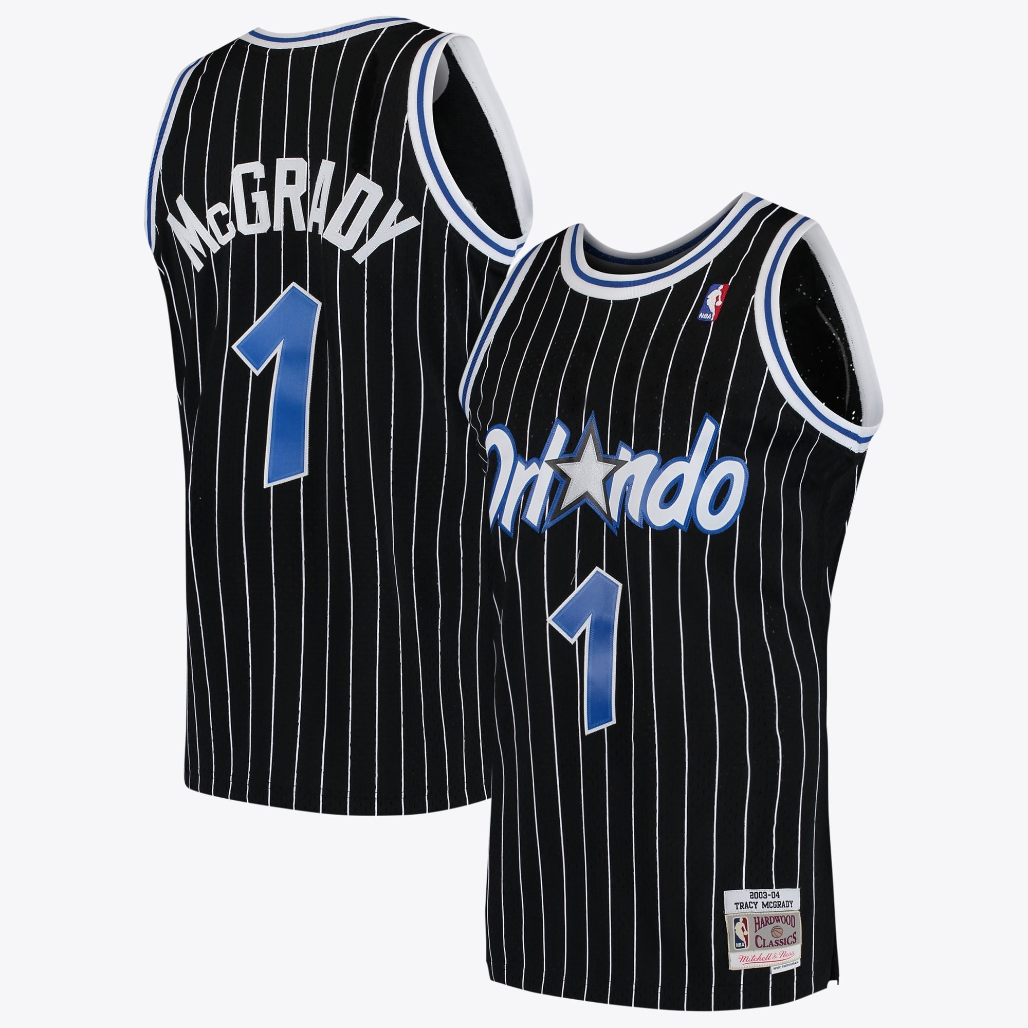Maillot Swingman Extérieur Hardwood Classics Orlando Magic 2003 Mitchell & Ness – Noir – Tracy McGrady - Homme Taille: L