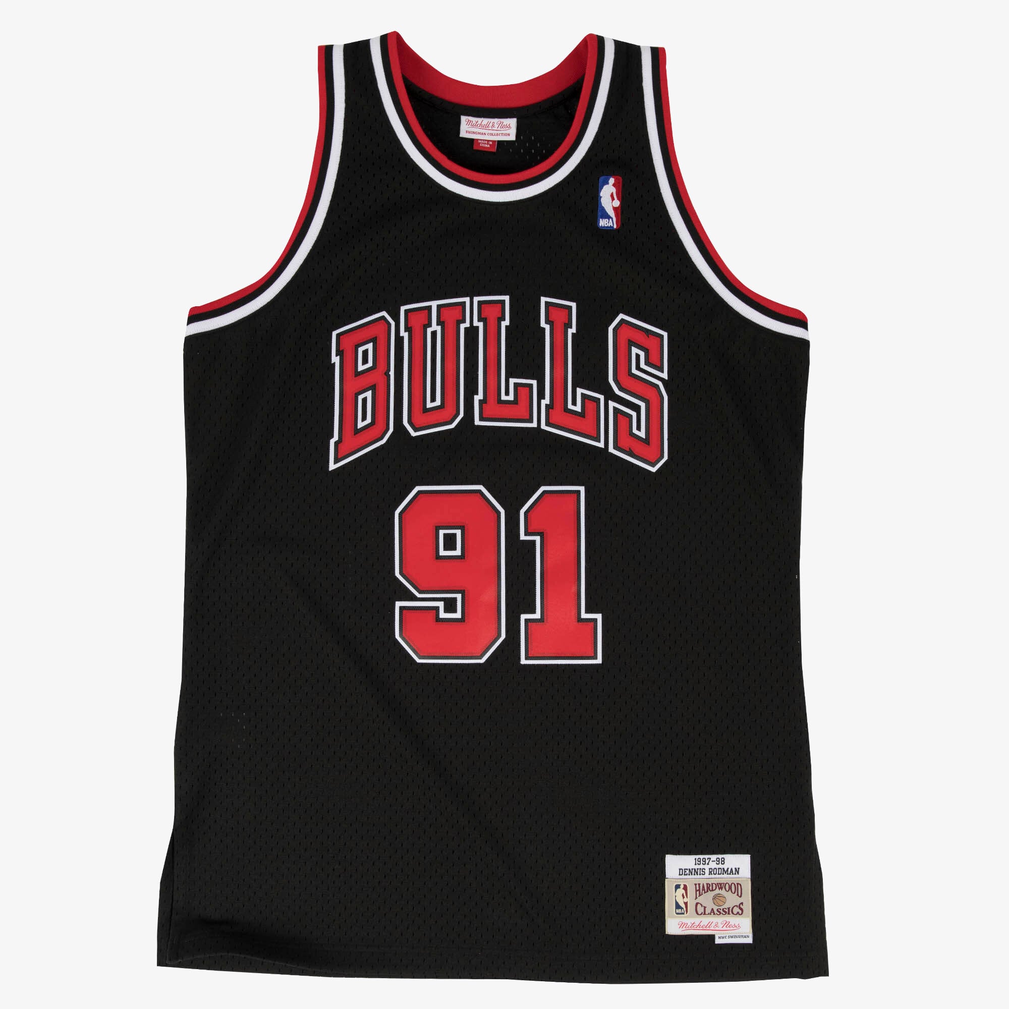 Maillot Swingman Mitchell & Ness (à l'extérieur) - Chicago Bulls - Dennis Rodman (1997) - Homme Taille: L