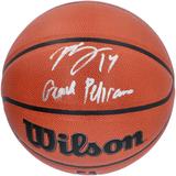 "Brandon Ingram New Orleans Pelicans Autographed Wilson Authentic Series Indoor/Outdoor Basketball with ''Geaux Pelicans'' Inscription"
