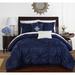 Chic Home 6-Piece Hyatt Navy Comforter Set