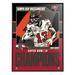 Phenom Gallery Mike Evans Tampa Bay Buccaneers Super Bowl LV Champions 18'' x 24'' Deluxe Framed Serigraph Print