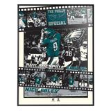 Phenom Gallery Nick Foles Philadelphia Eagles Super Bowl LII MVP 18'' x 24'' Deluxe Framed Serigraph Print