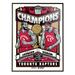 Phenom Gallery Kawhi Leonard & Pascal Siakam Toronto Raptors 2019 NBA Champions 18'' x 24'' Deluxe Framed Serigraph Print