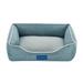 Arthur Dog Bed, 15.5" L X 18.5" W X 4.5" H, Teal, X-Small, Blue