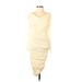 H By Halston Cocktail Dress: Ivory Dresses - Women's Size 4