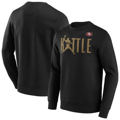 San Francisco 49ers George Kittle Checkdown Player Crew Sweatshirt - Herren Image