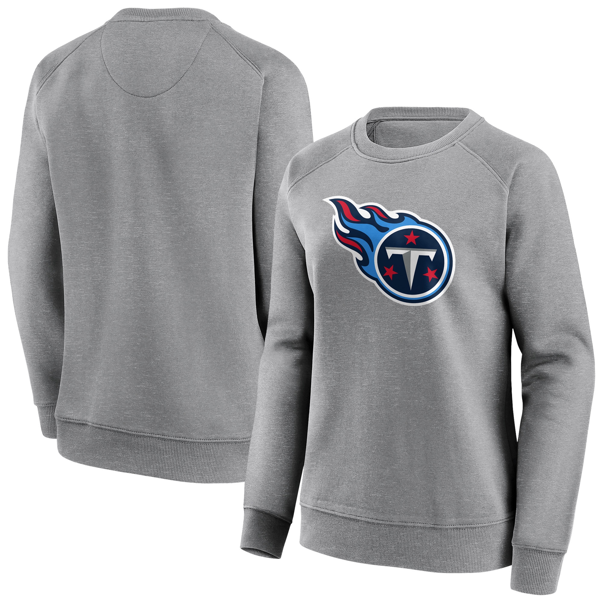 Tennessee Titans Neutral Color Logo Crew Sweatshirt - Damen Image