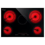 Empava 30.31" Electric Cooktop w/ 5 Elements, Glass in Black | 2.05 H x 20.47 W x 30.31 D in | Wayfair EMPV-30REC13