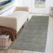 Blue 96 x 0.4 in Indoor Area Rug - Latitude Run® Glenville Flatweave Wool Carbon Area Rug Wool | 96 W x 0.4 D in | Wayfair