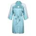 Rosdorf Park Basma Silk Sateen Girl/Woman+ Above Knee Bathrobe w/ Pockets | 50 W in | Wayfair C3596C34920948149FFF0DC30BD9F808