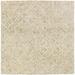 White 96 x 0.7 in Area Rug - Sand & Stable™ Kristin Geometric Handmade Tufted Wool Ivory Area Rug Wool | 96 W x 0.7 D in | Wayfair