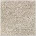 White 144 x 0.7 in Area Rug - Sand & Stable™ Kristin Geometric Handmade Tufted Wool Ivory/Brown Area Rug Wool | 144 W x 0.7 D in | Wayfair