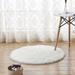 White 36 x 36 x 2.36 in Area Rug - Everly Quinn Jashiyah Faux Sheepskin Area Rug/Faux Fur | 36 H x 36 W x 2.36 D in | Wayfair